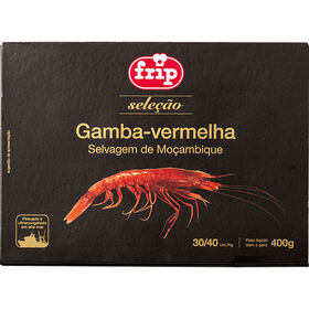 Gamba Vermelha Moçambique Selvagem 30/40 Ultracongelada Frip 400 gr