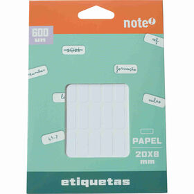 Conjunto 600 Etiquetas Adesivas 20X8Mm Note!