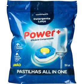 Detergente Máquina Loiça Pastilhas All In One Continente 50 Un
