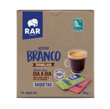 Açúcar Branco Granulado Saquetas Rar 0.7Kg