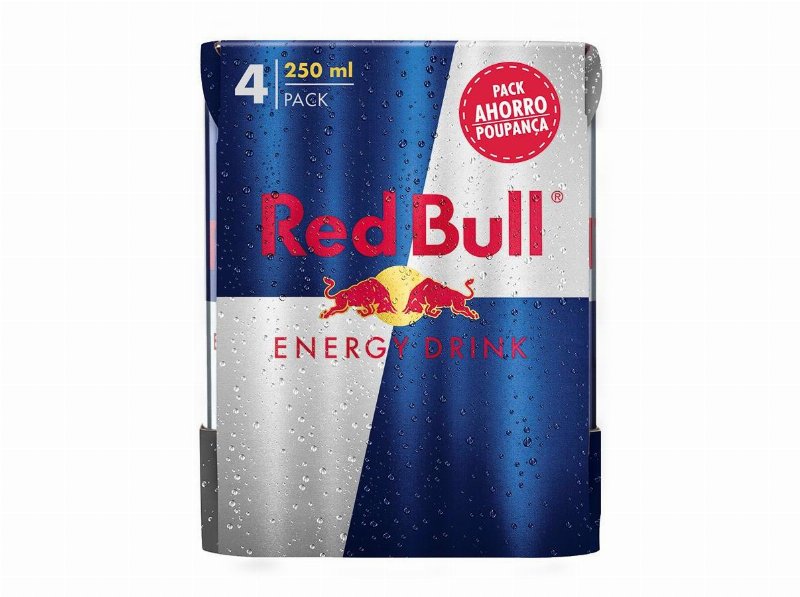Bebida Red Bull Energética Lata 4X0.25 l