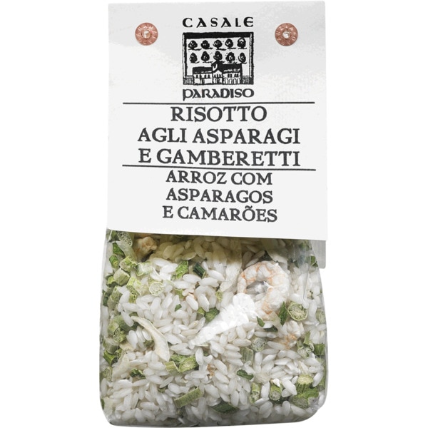 Risotto Com Espargos E Camarões Sem Glúten 300 g