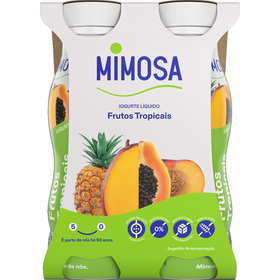 Iogurte Líquido Frutos Tropicais Mimosa 604 gr (4 Un)