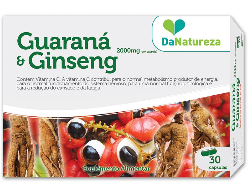 Suplemento Da Natureza Guaraná E Ginseng (16 g) 30 Caps