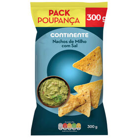 Nachos De Milho Com Sal Pack Poupança Continente 300 gr