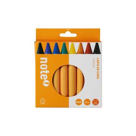 Lápis De Cera Maxi Note! 8 Un