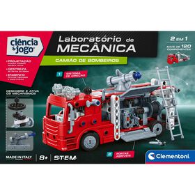 Clementoni - Kit Laboratório De Mecânica Camião De Bombeiros