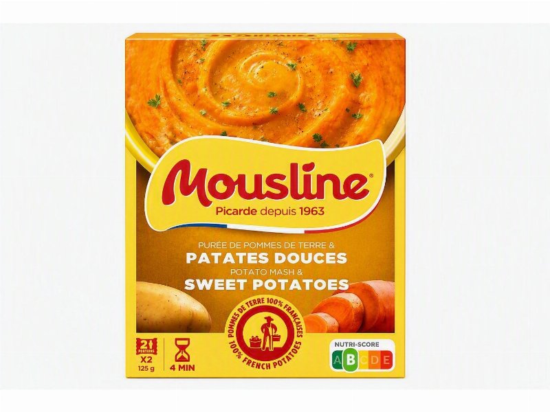 Puré De Batata Mousline Batata Doce 125 g