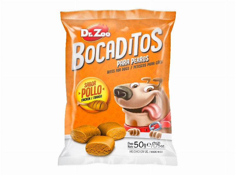 Snack Cão Dr.zoo Bocaditos Frango 50 g