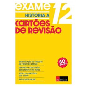 Cartões De Revisão História A 12 Educação