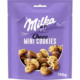 Bolachas Cookies Mini Pepitas De Chocolate Milka 110 gr