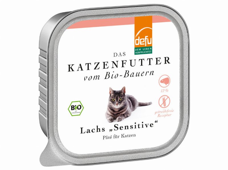 Comida Húmida Bio Gato Defu Salmão Sensitive 100 g
