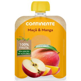 Saqueta De Fruta Maçã E Manga +8M Continente 90 gr