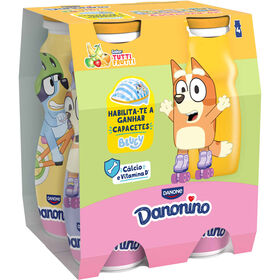 Iogurte Líquido Tutti Frutti Infantil Danonino Danone 400 gr (4 Un)