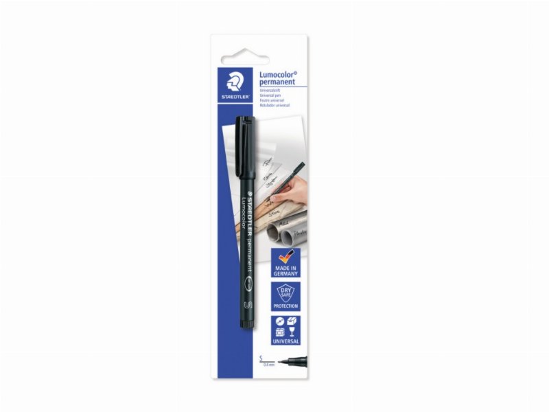 Lumocolor Marcador Staedtler Preto