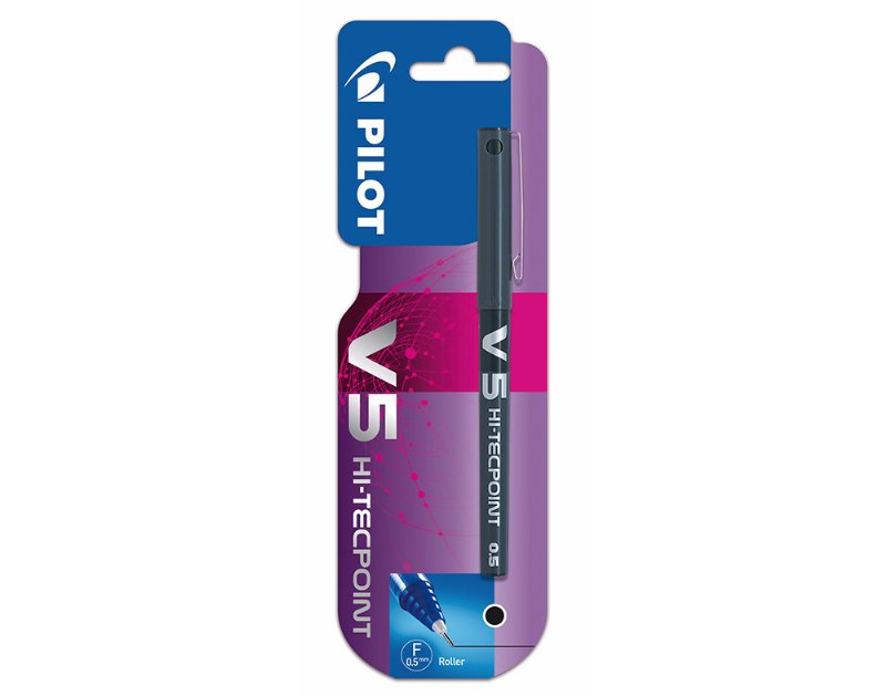 Roller V-5 Pilot Preto