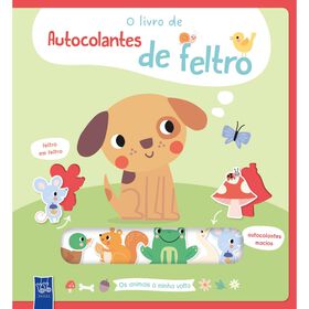 O Livro De Autocolantes De Feltro - Animais À Minha Volta De Yoyo Studios