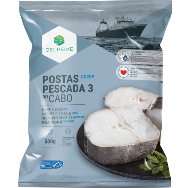Pescada Do Cabo Postas Nº 3 Cozer 500 g