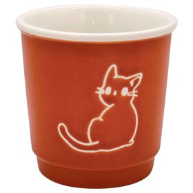 Copo Café 90 ml Gato Laranja Kasa