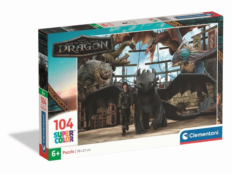 Puzzle 104 Clementoni How To Train Your Dragon