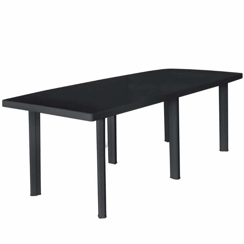 Hkh Mesa De Jardim 216X90X72 Cm Plástico - Antracite