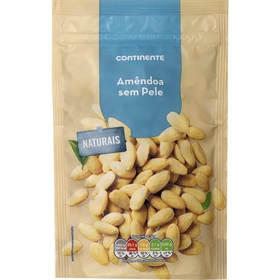 Miolo De Amêndoa Sem Pele Continente 200 gr