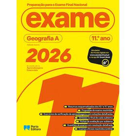 Preparação Para O Exame Final Nacional 2026 - Geografia A - 11.º Ano De Adelaide Queirós