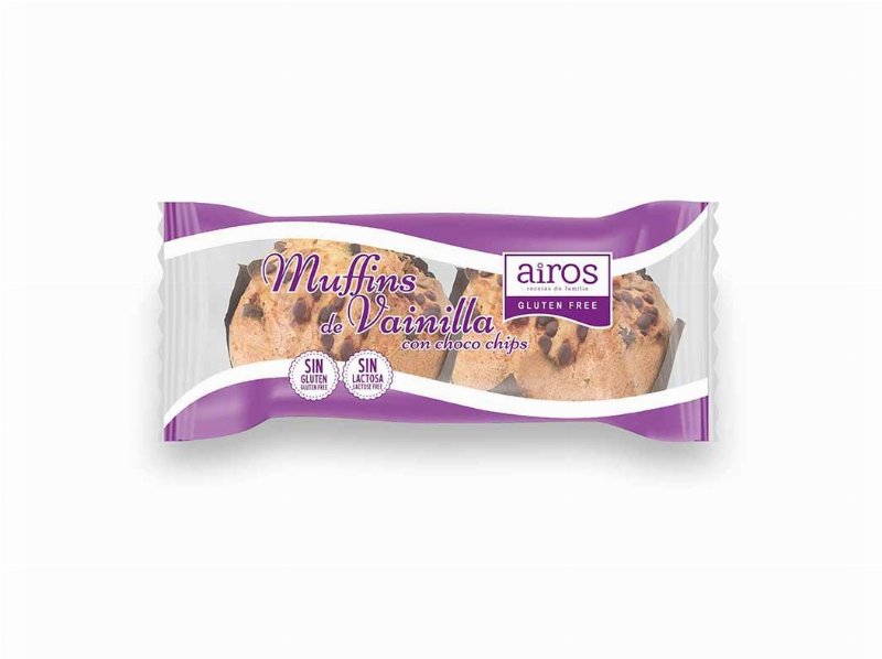 Muffin Airos Baunilha Sem Glúten 170 g
