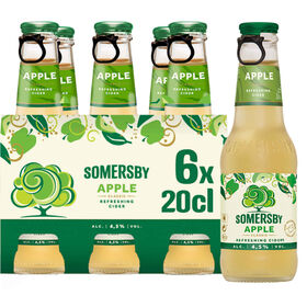Sidra Com Álcool Maçã Somersby 6 X 20 cl