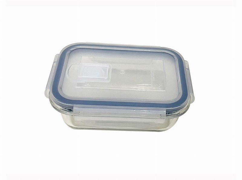 Caixa Em Vidro Rectangular Actuel Hermética Com Válvula 0.33 l