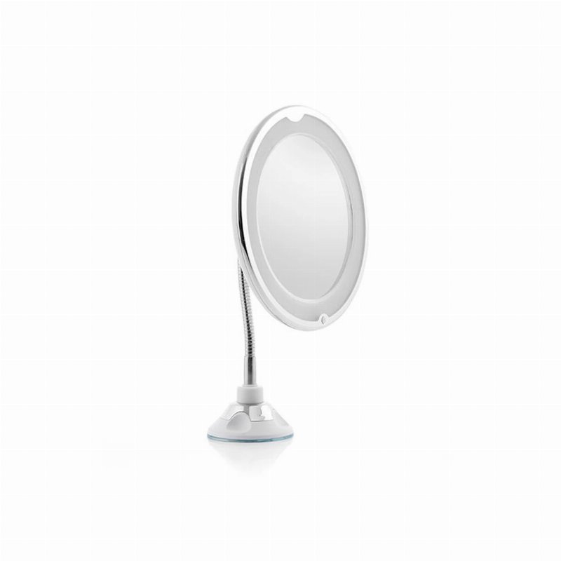 Espelho De Aumento Led Com Braço Flexível E Mizoom