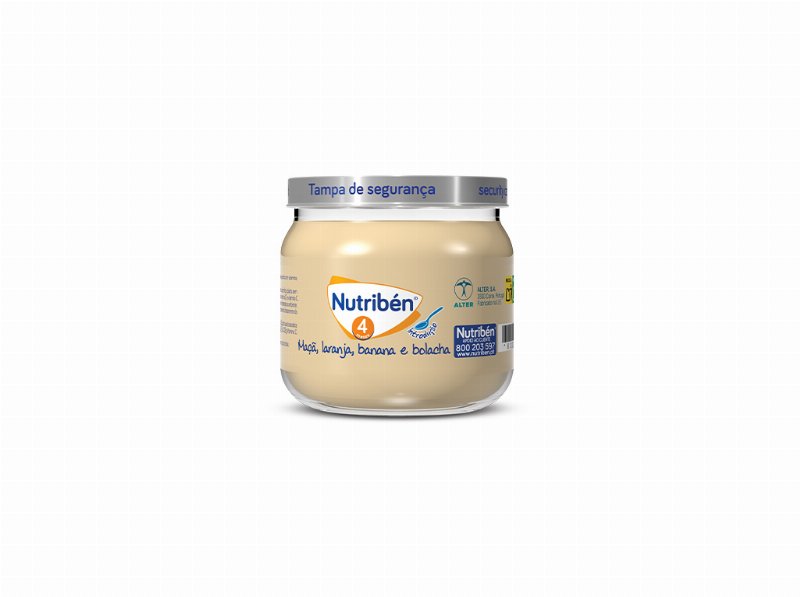 Boião Nutriben Laranja Banana E Bolachas 120 g