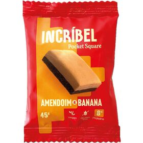 Barra De Proteína Amendoim E Banana Sem Glúten Incríbel 45 gr