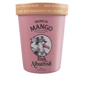 Gelado Tropical Manga Vegan Sem Glúten Pink Albatross 480 ml