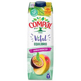 Néctar Manga E Maracujá Compal Vital Equilíbrio 1 Lt