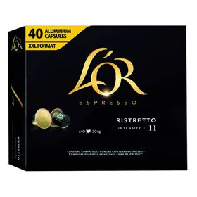 Cápsulas De Café Ristretto Int 11 l'or 40 Un