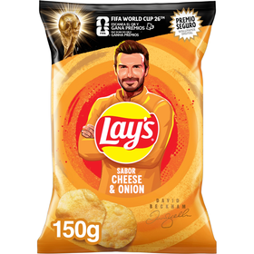 Batata Frita Lisa Sabor Queijo E Cebola Lay's 150 gr
