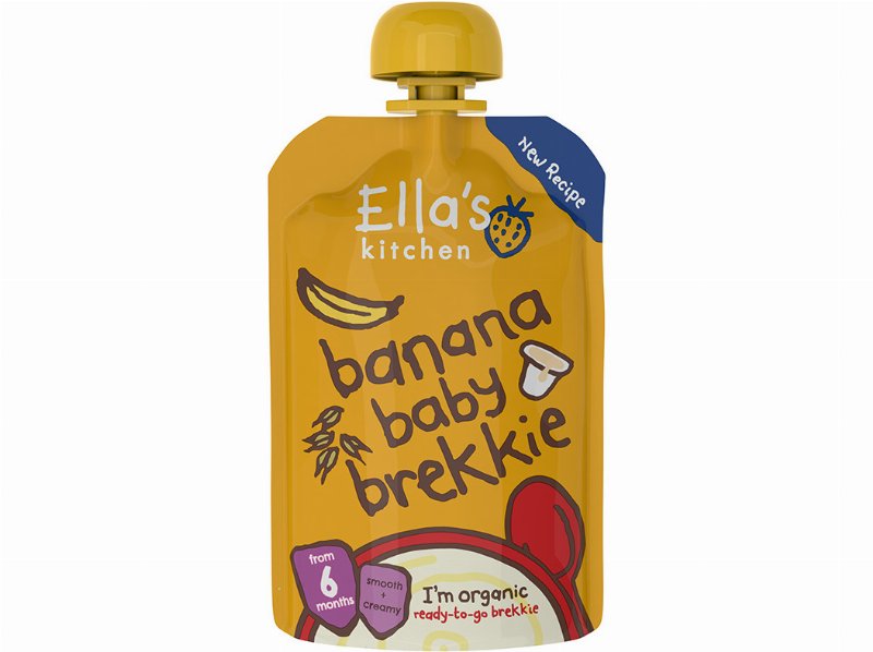 Baby Brekkie Ella's Kitchen Banana Bio 100 gr