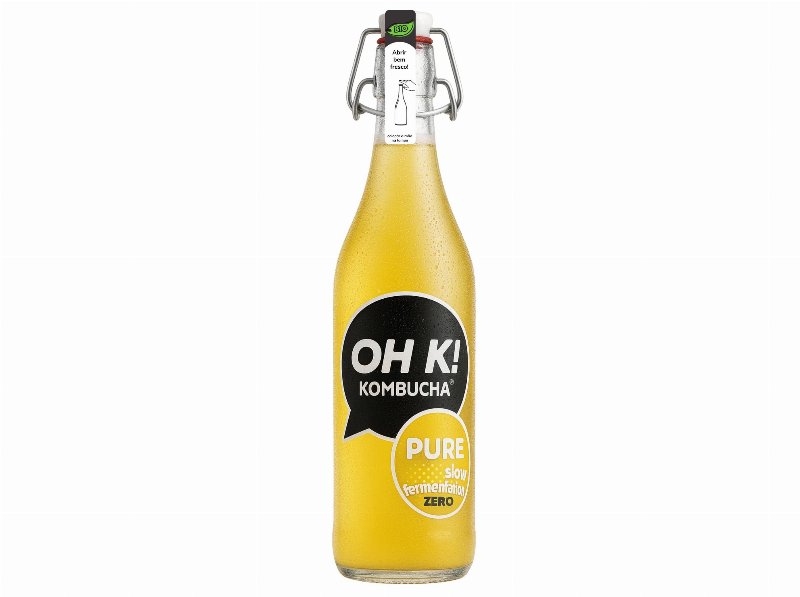 Kombucha Bio Oh K! Pure (Chá Verde Jasmim) 750 ml