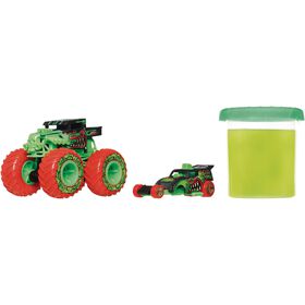 Hot Wheels - Monster Trucks Mutant Chaos Mega Wrex E Project Speeder Com Slime (Vários Modelos)