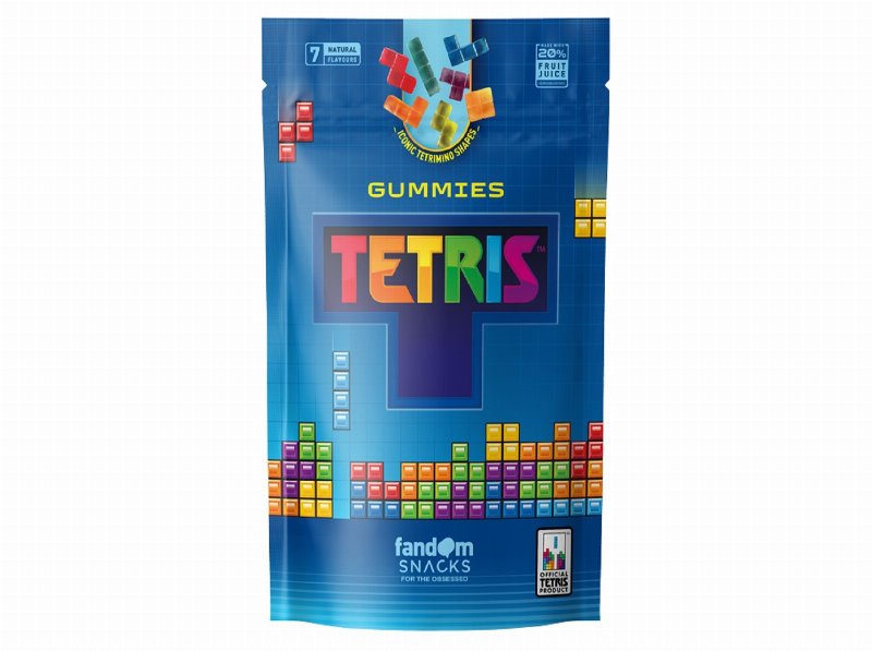 Gomas Tetris Gummies Natural Fruit Flavours 125 g