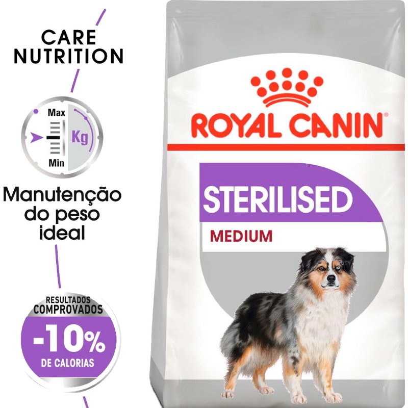 Alimento Seco Para Cão Médio Sterilised 12 kg