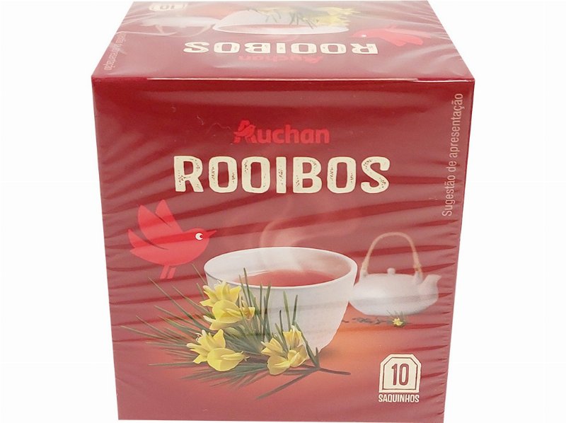 Infusão Auchan Rooibos Com Aroma Laranja 10 Saquetas