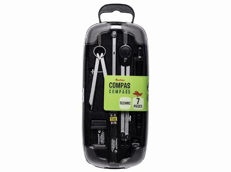 Compasso Auchan 7 Peças