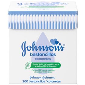 Cotonetes Para Bebé Johnson's Baby 200 Un