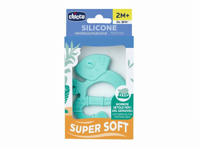 Anel Dentiçao Chicco Iguana Azul 2M+