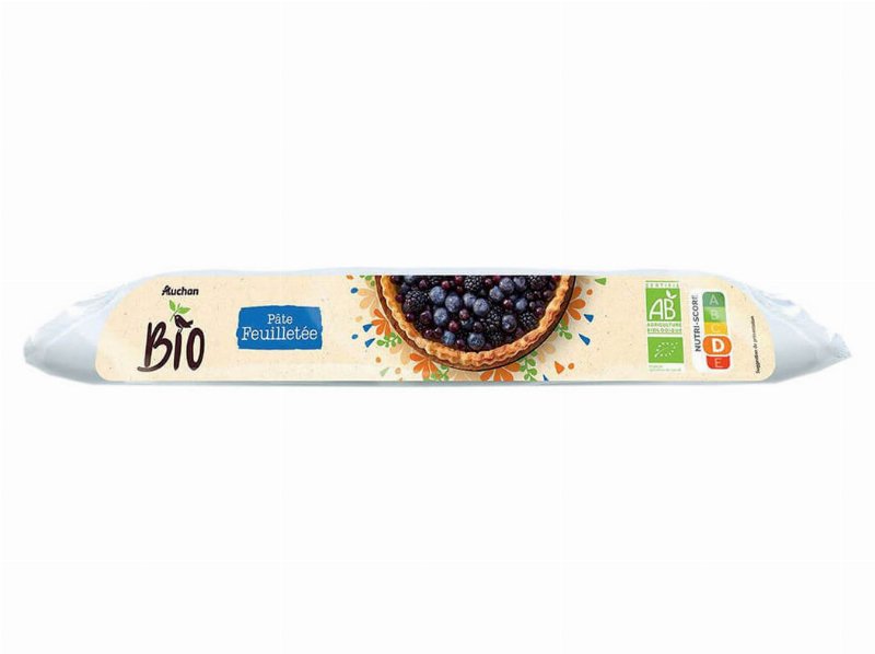 Massa Folhada Bio Auchan 230 g