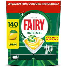Detergente Máquina Loiça Pastilhas Original Limão Fairy
