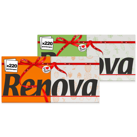 Guardanapos 1 Folha Red Label Decorado Renova 220 Un