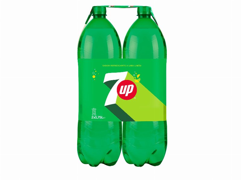 Refrigerante 7Up Com Gás Regular Lima E Limão 2X1.75 l